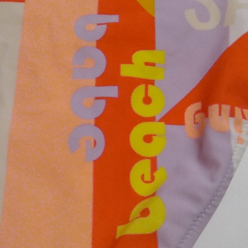 Nwt Bright Print Bikini Bottom - Picture 5 of 9